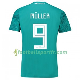 Tenue Allemagne MUller 9 Exterieur Coupe du monde 2018 Maillot de Foot